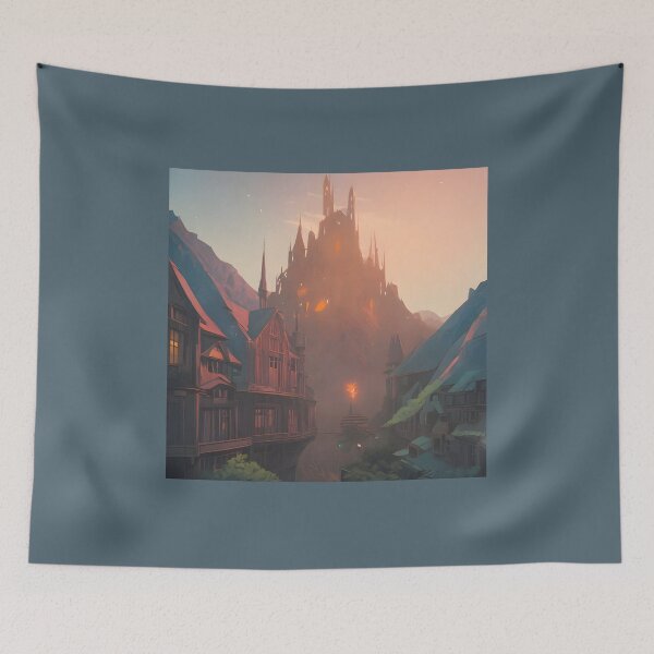 Item preview, Hidden Village designed and sold by FamiliarPufferfish.