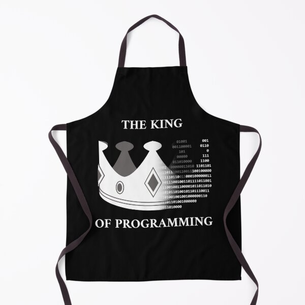 Item preview, The king of programming white designed and sold by Warrioll.