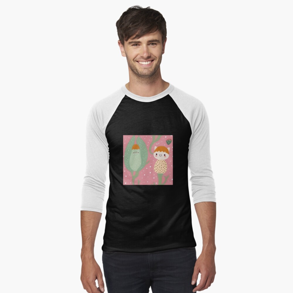 Item preview, Baseball ¾ Sleeve T-Shirt designed and sold by Nicos-NovelTs.