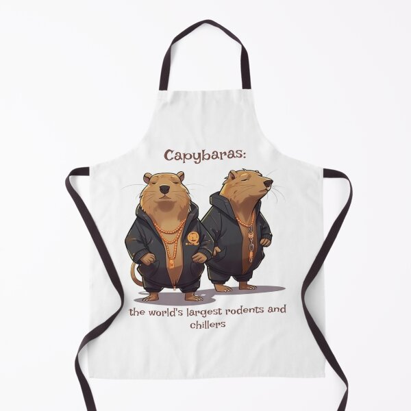 Item preview, Capybaras: the world's largest rodents and chillers designed and sold by naughty-raccoon.