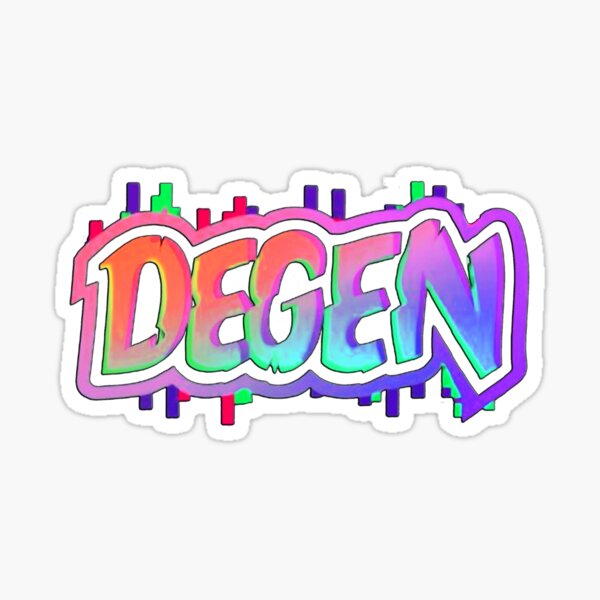 Aperçu de l'œuvre Degen du monde Web3 multicolore créée et vendue par TheCOCStore.