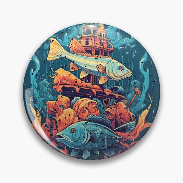 Item preview,  Embracing the Depths: Fish Holder, Fishing Community, Fishkeeper designed and sold by LuNkyRose.