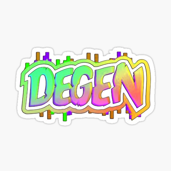 Aperçu de l'œuvre Degen du monde Web3 multicolore créée et vendue par TheCOCStore.