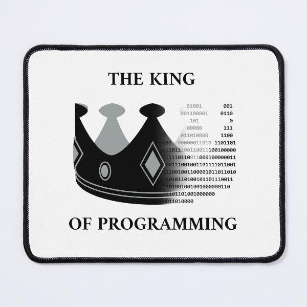 Item preview,  The king of programming black designed and sold by Warrioll.