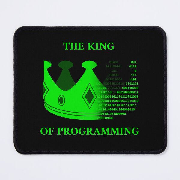 Item preview, The king of programming green designed and sold by Warrioll.