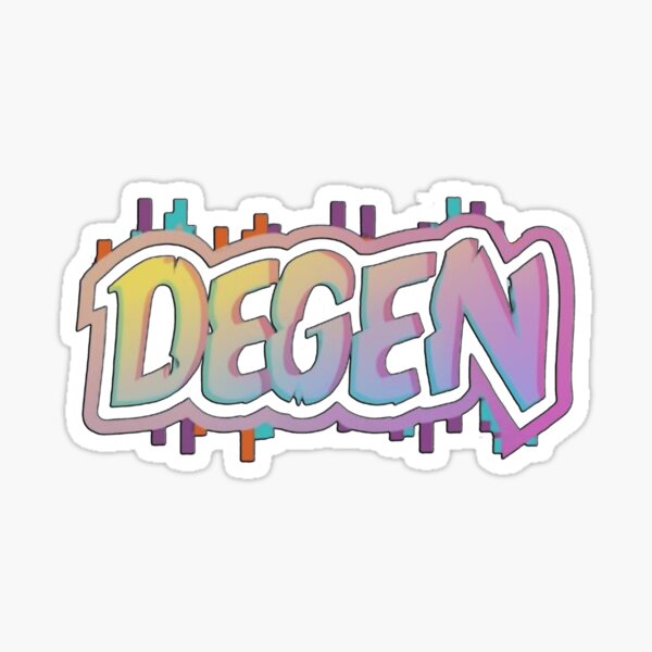 Aperçu de l'œuvre Degen du monde Web3 multicolore créée et vendue par TheCOCStore.