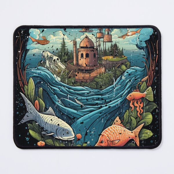 Item preview, Embracing the Depths: Fish Holder, Fishing Community, Fishkeeper designed and sold by LuNkyRose.