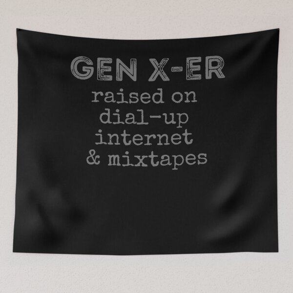 Item preview, Generation X Dial-up Internet Mixtapes 20th Century Retro designed and sold by BunBuntheDog-.