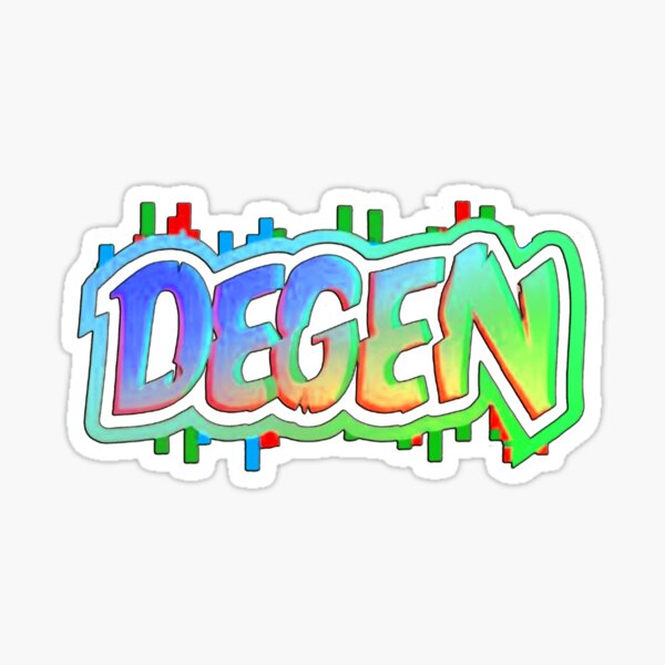 Aperçu de l'œuvre Degen du monde Web3 multicolore créée et vendue par TheCOCStore.
