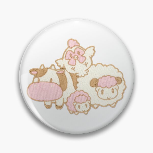 Item preview, Embroidery-like Harvest Moon Animals (not actual embroidery) designed and sold by Lunumbra.