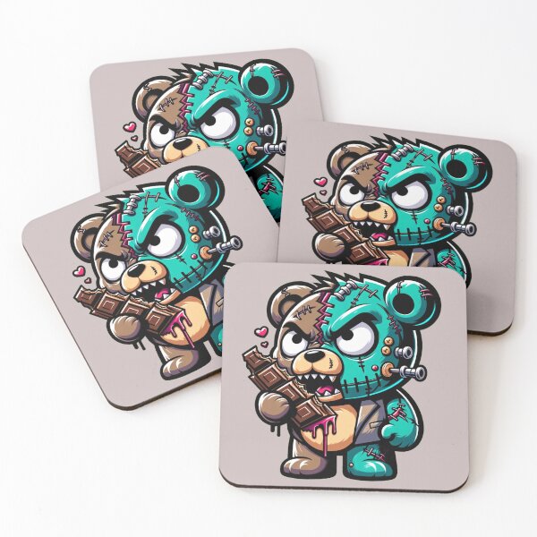 Item preview, Chocolate-Loving Cyborg Bear designed and sold by Kwanbaba21.
