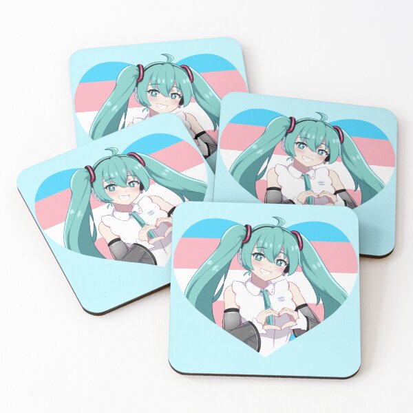 Item preview, Miku Says "Trans Rights!" | Transgender Pride Heart designed and sold by Vocaphilia.