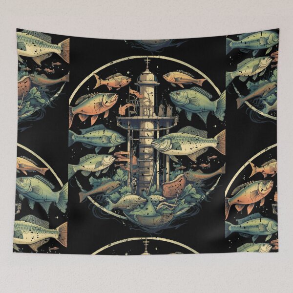 Item preview,   Embracing the Depths: Fish Holder, Fishing Community, Fishkeeper designed and sold by LuNkyRose.