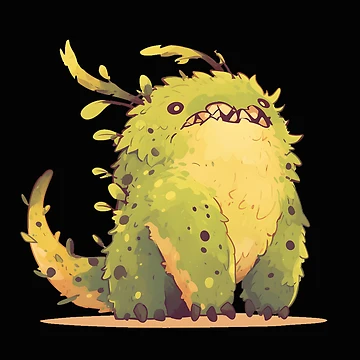 Artwork thumbnail, A Monster by RibboneDesign