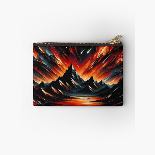 Item preview, acrylic Painting Abstract Mountains at Night designed and sold by Truck Stop One.