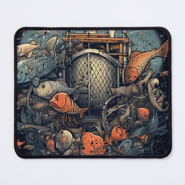 Item preview, Embracing the Depths: Fish Holder, Fishing Community, Fishkeeper designed and sold by LuNkyRose.