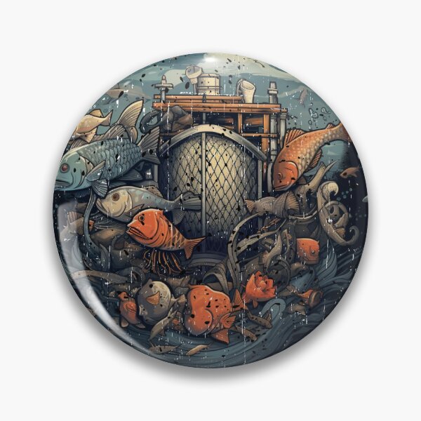 Item preview, Embracing the Depths: Fish Holder, Fishing Community, Fishkeeper designed and sold by LuNkyRose.