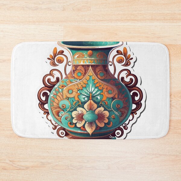 Item preview, Charming Antique Vase with Intricate Patterns Illustration designed and sold by NiftyWrx.