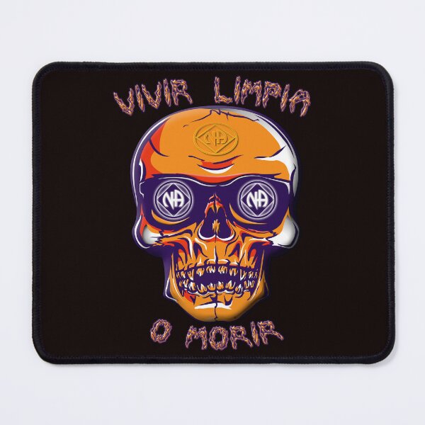 Item preview, NA Spanish - Live Clean Skull Tee designed and sold by NA-WEARS.