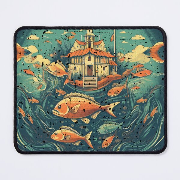 Item preview, Embracing the Depths: Fish Holder, Fishing Community, Fishkeeper designed and sold by LuNkyRose.