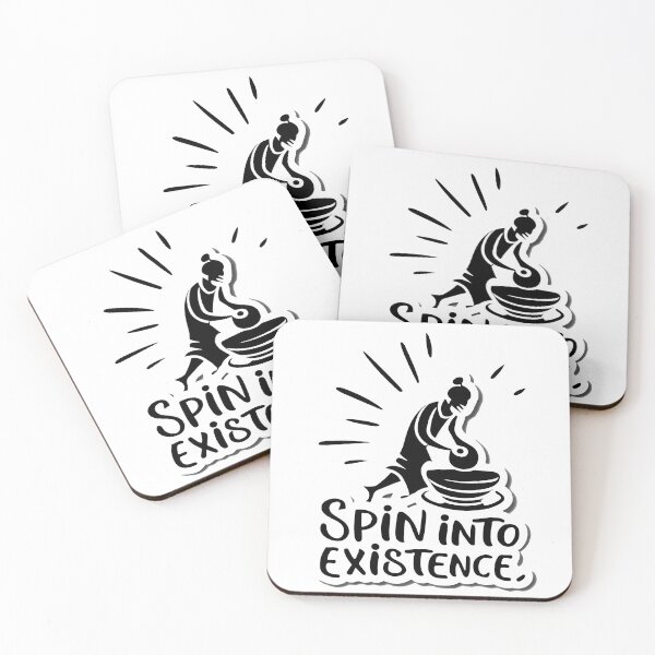 Item preview, Potter Silhouette - Spin into Existence Brush Stroke Design designed and sold by NiftyWrx.