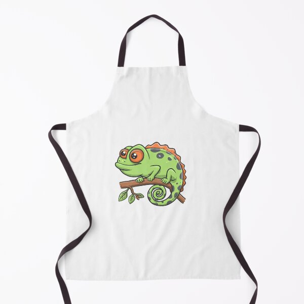 Item preview, Cute cartoon chameleon on a tree camouflage designed and sold by w1ckerman.