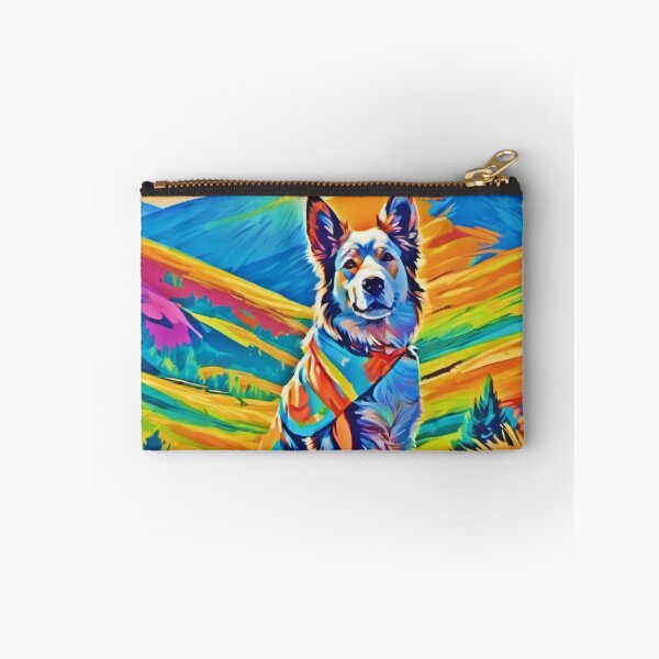 Item preview, Sunny Outdoor Dog Day: Colorful Painting designed and sold by Health And Fitness Posts e-Store.