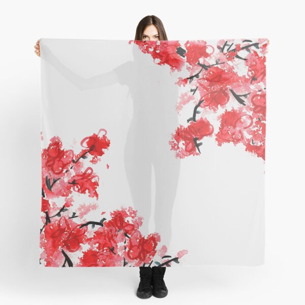 Cherry Blossoms Scarf