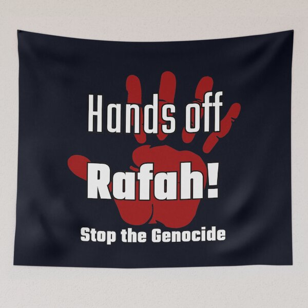 Item preview, Hands Off Rafah. Stop The Genocide designed and sold by Rebel-Design.