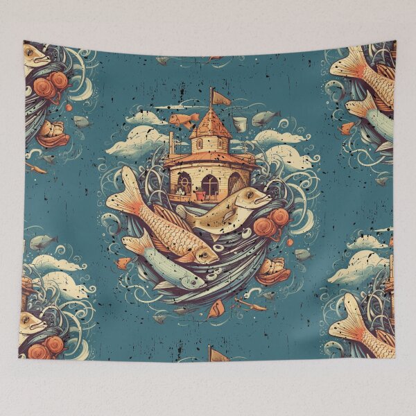 Item preview, Guardians of the Waters: Fish Holder, Fishing Community, Fishkeeper designed and sold by LuNkyRose.
