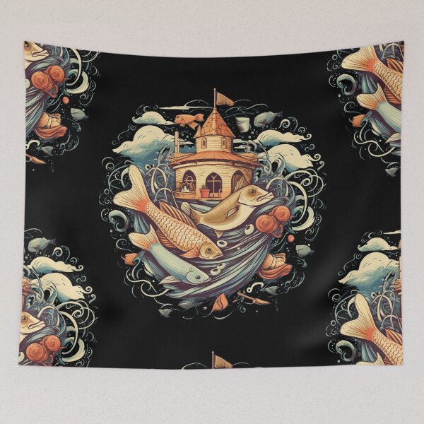 Item preview,  Guardians of the Waters: Fish Holder, Fishing Community, Fishkeeper designed and sold by LuNkyRose.