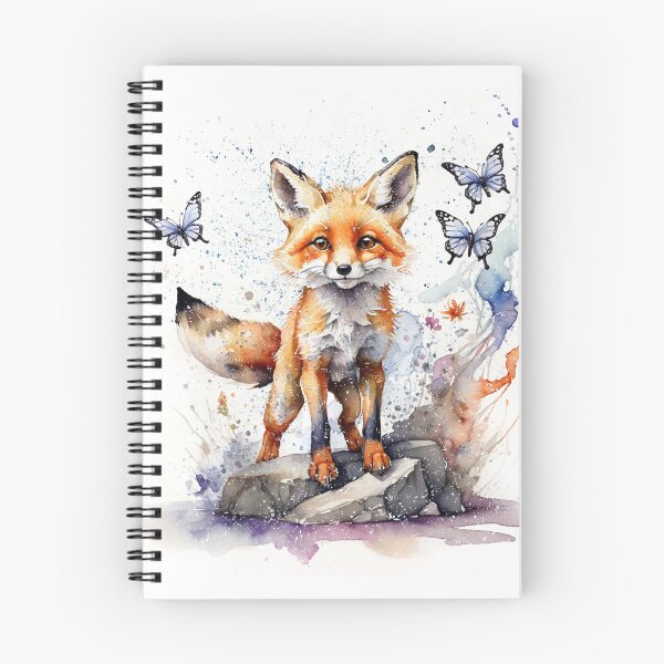 Item preview, Brave little fox - watercolor painting designed and sold by Kostart.