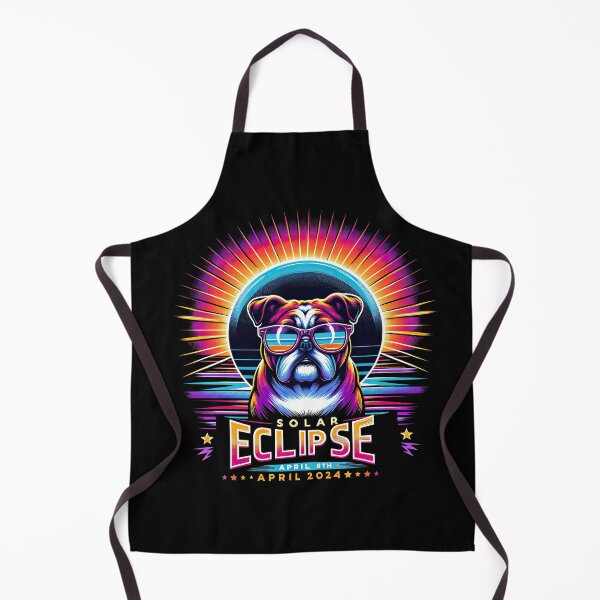 Artikelvorschau, 2024 Sonnenfinsternis-Hemd Hund – Bulldogge mit Sonnenfinsternis-Brille-T-Shirt entworfen und verkauft von MAPDDesigns.