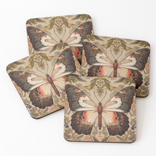 Item preview, Botanical Butterfly Harmony - Vintage Nature Illustration designed and sold by Cheeky Companions.