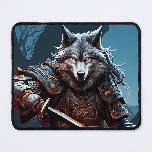 Item preview, Wolf Samurai, Ai Generated Art designed and sold by ACC .