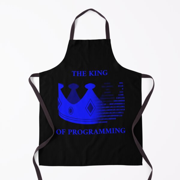 Item preview, The king of programming blue designed and sold by Warrioll.