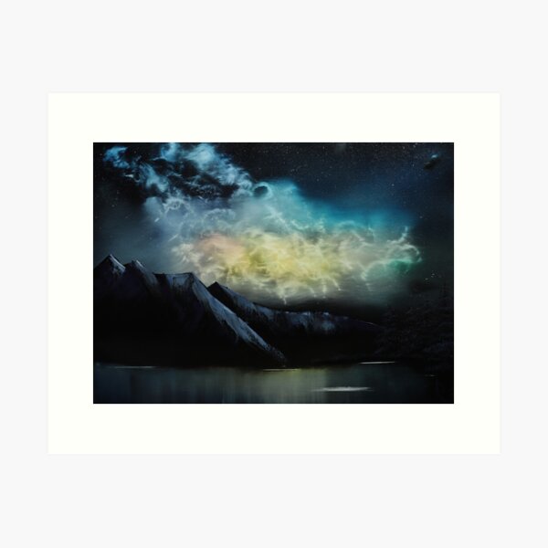Original Oil Painting "November Nebula" Art Print