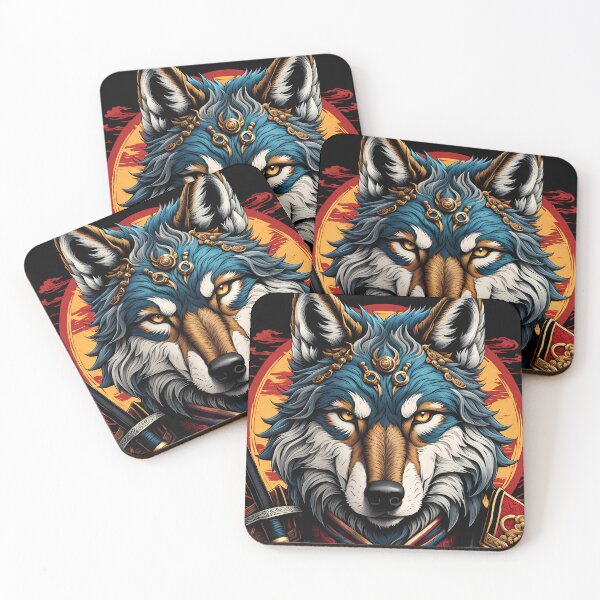 Item preview, Wolf Samurai, Ai Generated Art  designed and sold by ACC .
