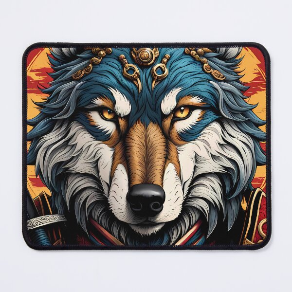 Item preview, Wolf Samurai, Ai Generated Art designed and sold by ACC .