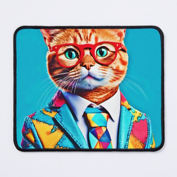 Item preview, Fashionable Feline: Stylish Jacket Elegance designed and sold by Health And Fitness Posts e-Store.