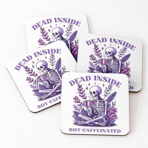 Item preview, Dead Inside But Caffeinated designed and sold by Kawaii-n-Spice.
