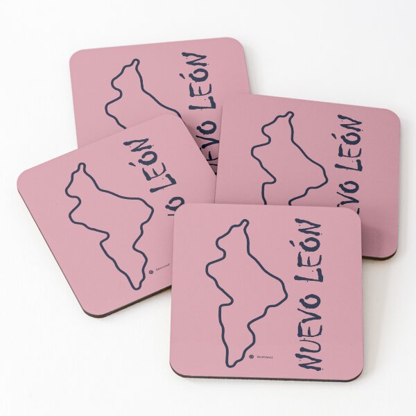Item preview, Nuevo León Blue Map designed and sold by bascconut.
