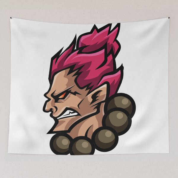 Item preview, akuma street fighter sticker designed and sold by charliedoom.