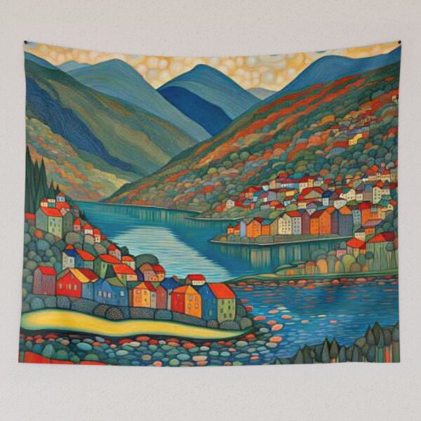 Item preview, Fjord Town 2 designed and sold by George Hutton Hunter.