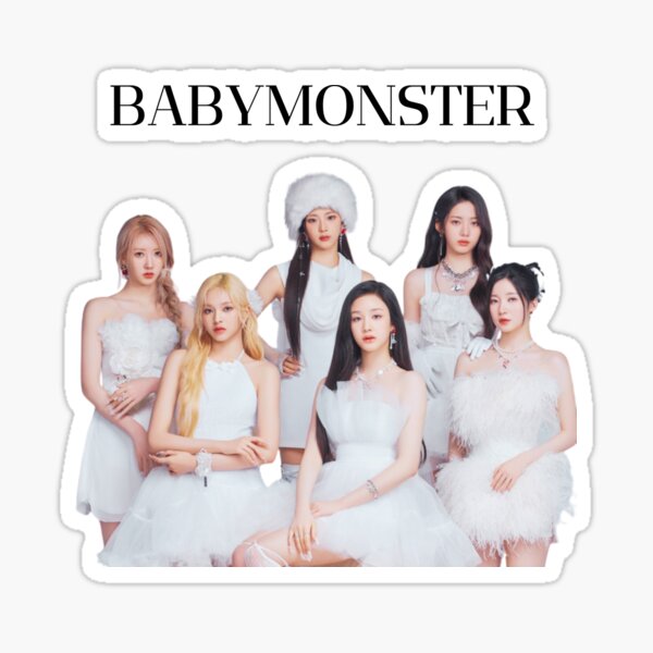 “Babymonster (KPOP)” Sticker for Sale by jaofnn | Redbubble
