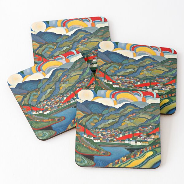 Item preview, Fjord Town 6 designed and sold by George Hutton Hunter.