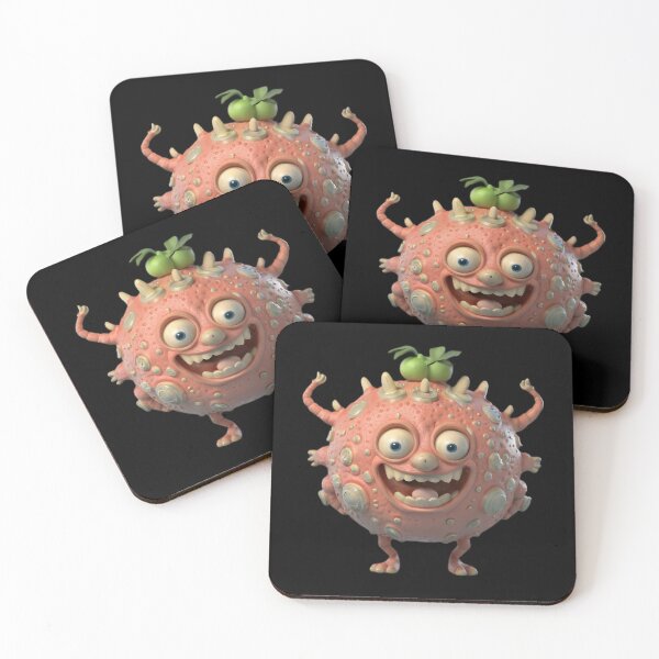 Item preview, Funny and cute monster smiles into the frame designed and sold by QuantumAbstract.