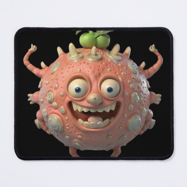Item preview, Funny and cute monster smiles into the frame designed and sold by QuantumAbstract.