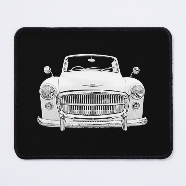 Item preview, Hillman Minx Mk VIII 1950s classic car monochrome designed and sold by soitwouldseem.