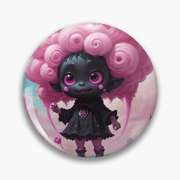 Item preview, Spooky cotton candy monster  designed and sold by SpookyCuties.